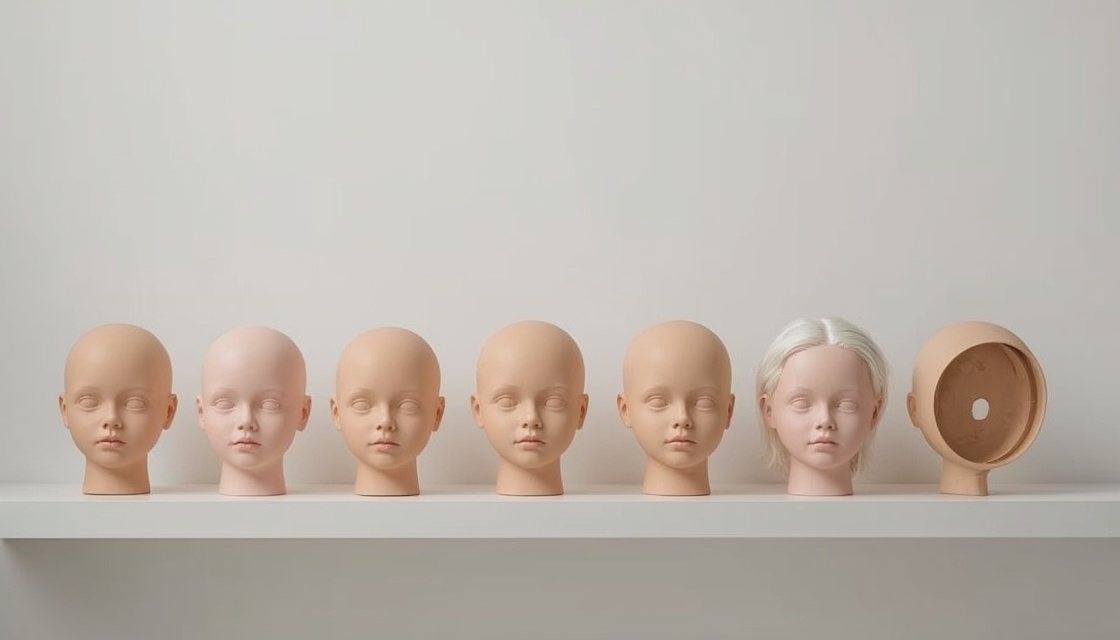 Liebespuppe individuell gestalten: Kopf, Körper, Zubehör